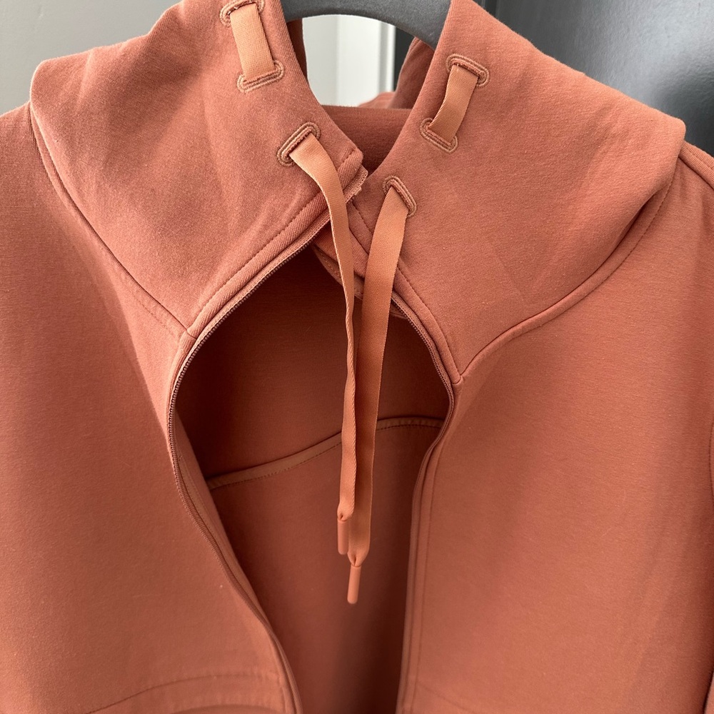 lululemon athletica soft orang Utility Jacket with pockets - never worn - size 6 - Picture 5 of 5